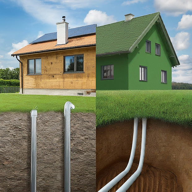 Geothermal Home in Massachusetts